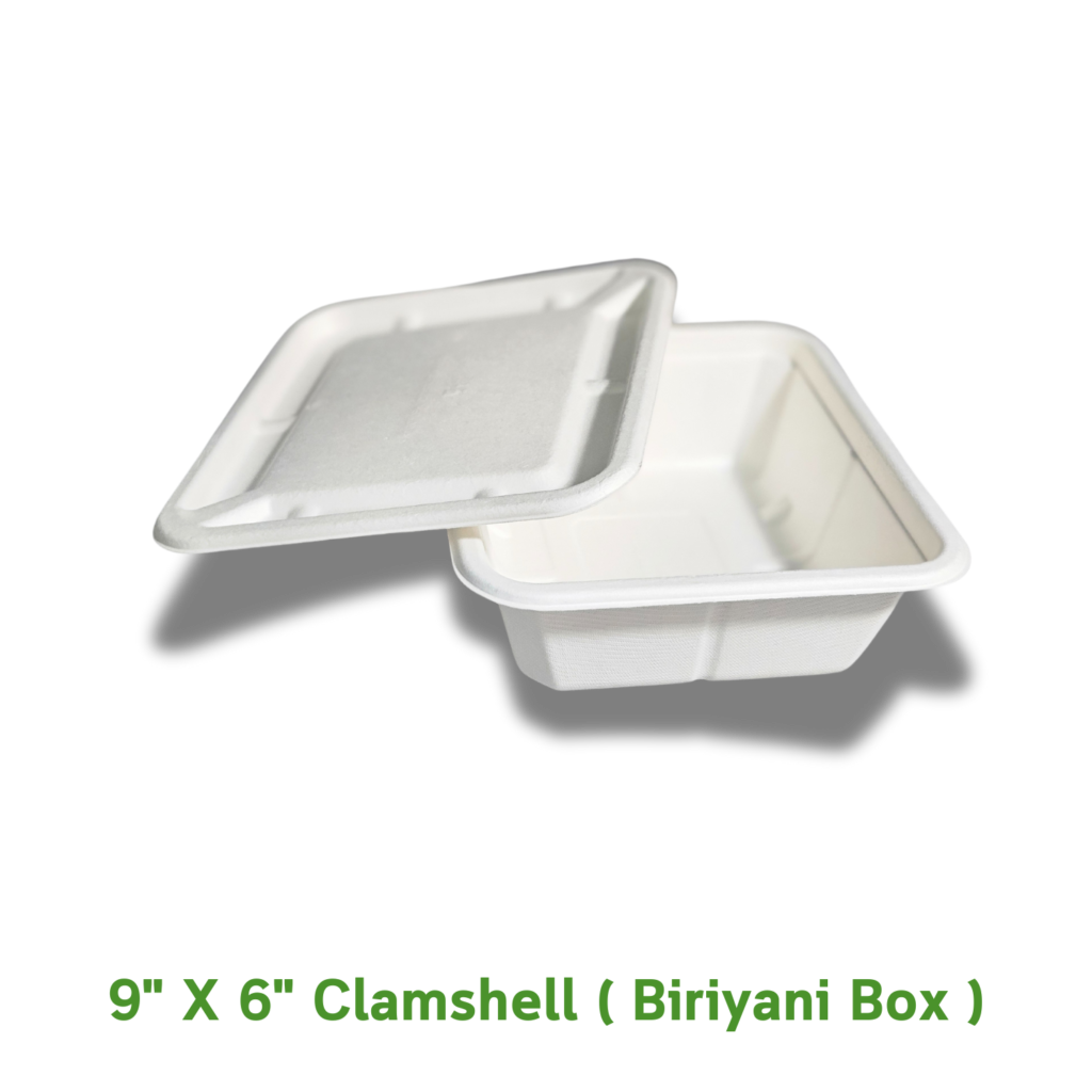 9 X 6 Clamshell ( Biriyani Box ) pb