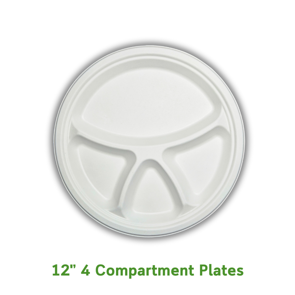 12" plain round plate